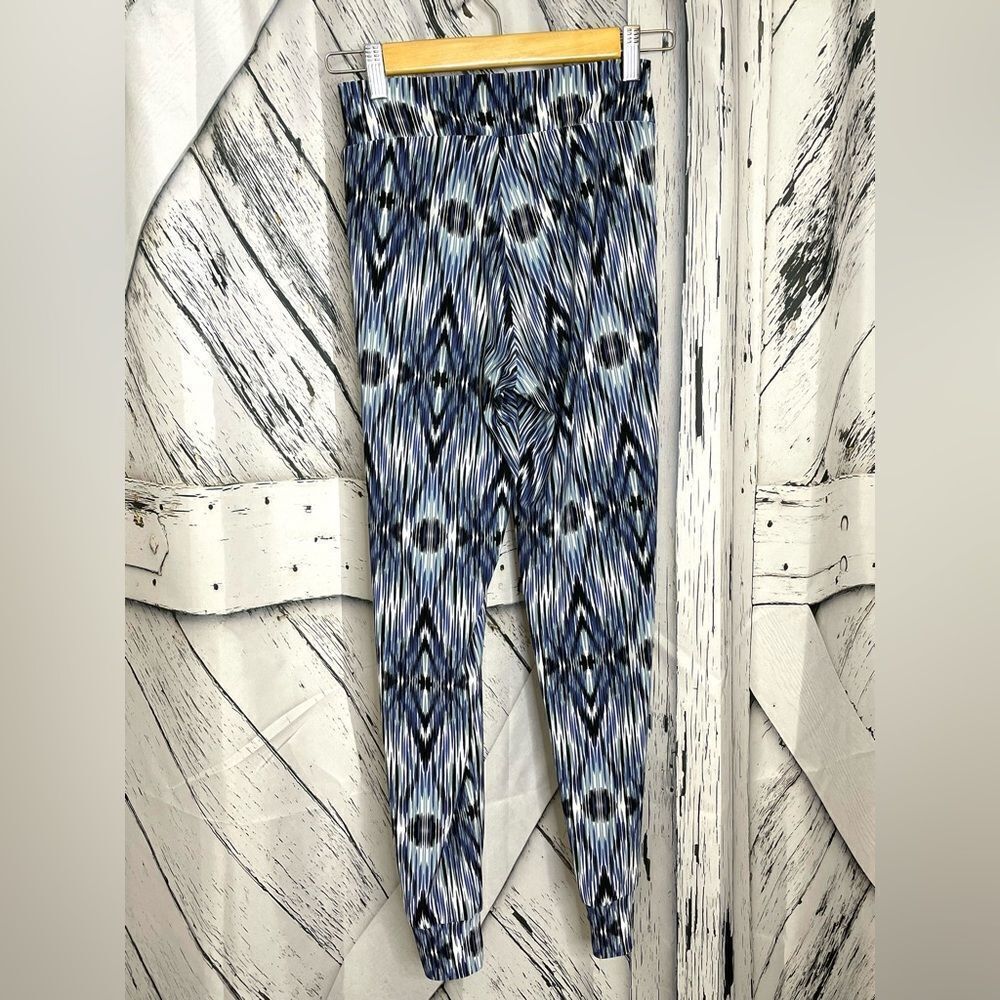 Viereck Leggings Black Purple Marled XS